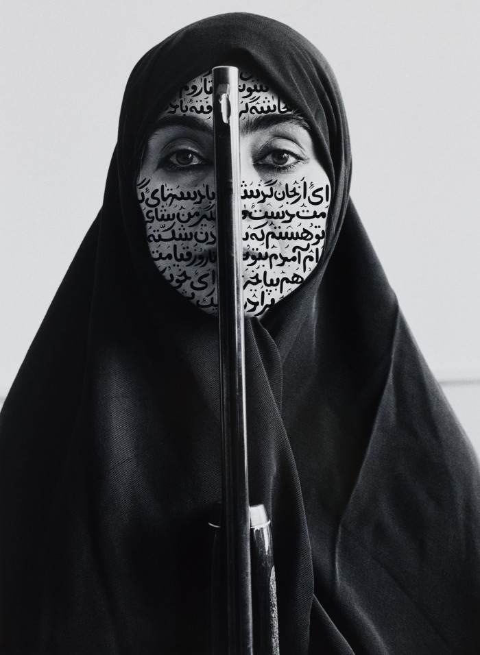 Rebellious Silence, 1994, by Shirin Neshat