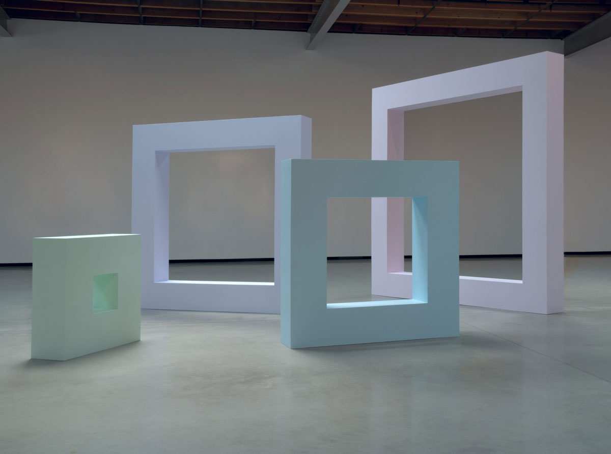 minimalism judy chicago sunset squares sculpture