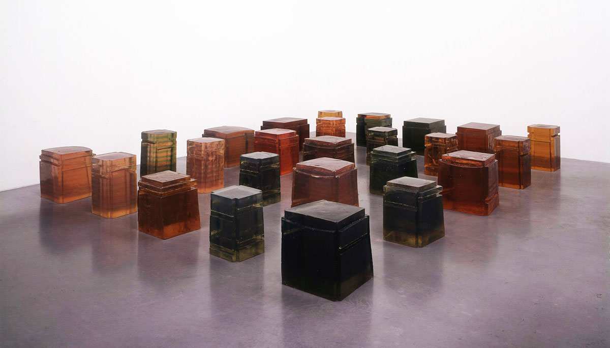 rachel whiteread untitled twenty five spaces