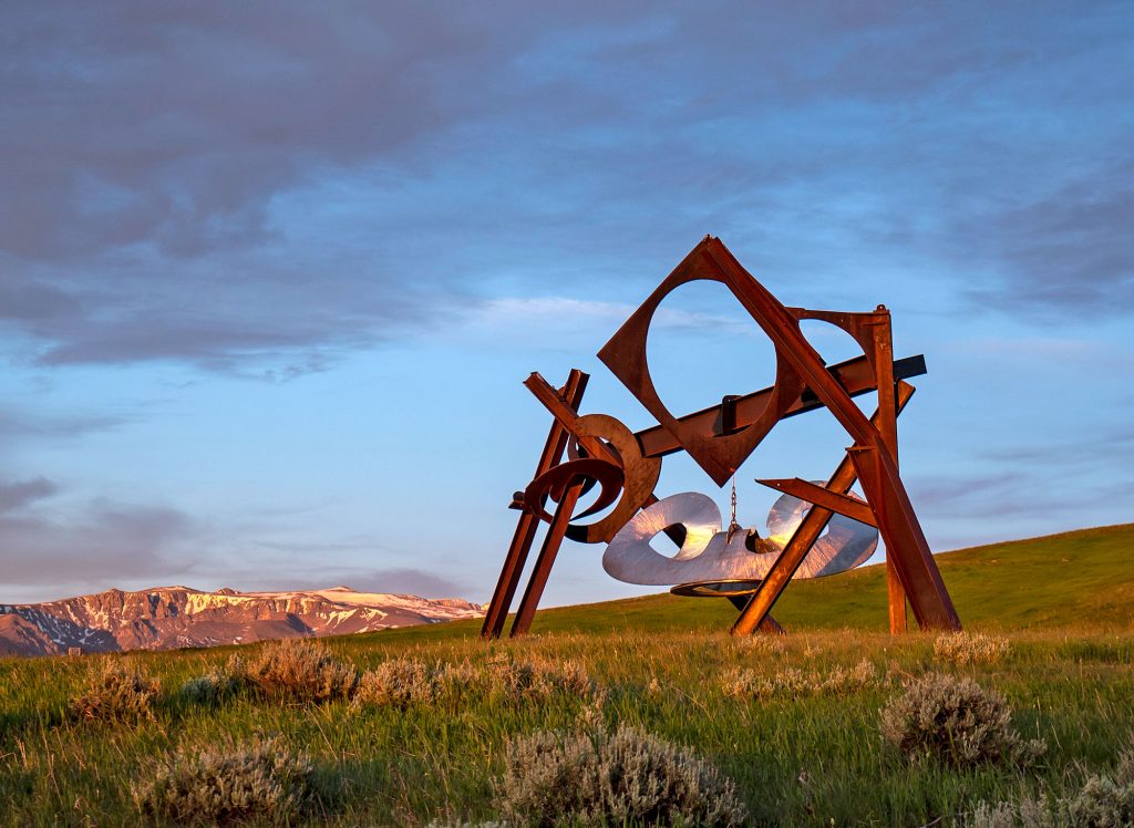 Mark di Suvero, Beethoven's Quartet (2003). Photo: Erik Petersen. Courtesy of Tippet Rise.