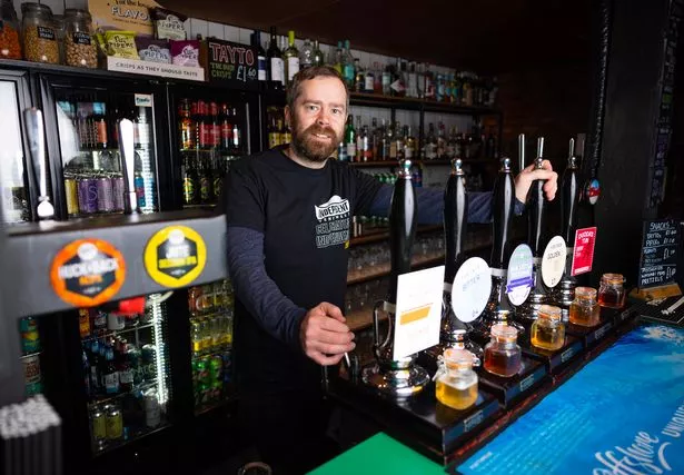 Kev McArthur at Handyman Bar & Brewery