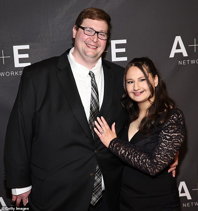 The freshly released media sensation has been enjoying her newfound freedom; pictured with husband Ryan Anderson