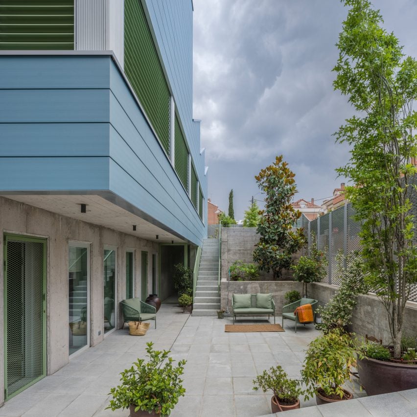 View of ground floor exterior of home for ageing couple