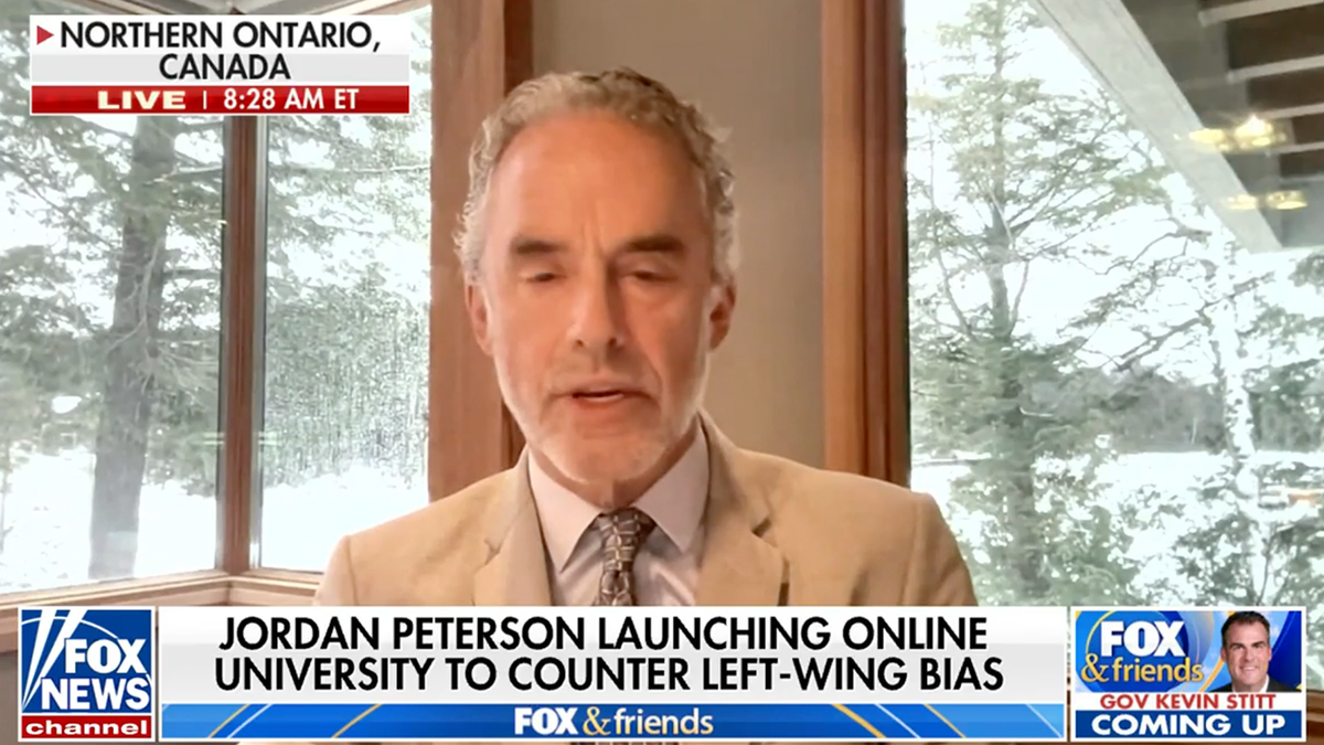 still of Dr. Jordan Peterson on FOX News Channel