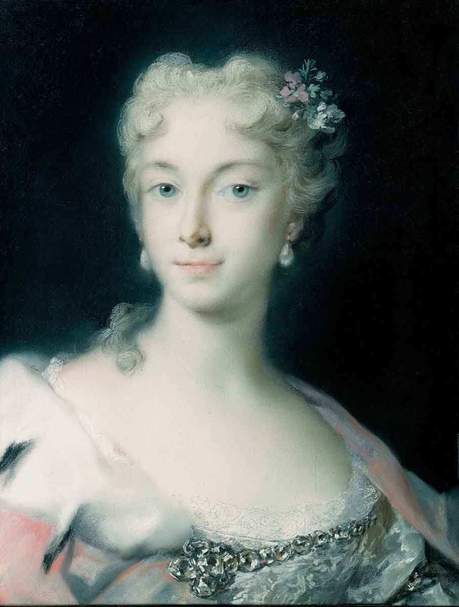 rosalba carriera maria theresa pastel portrait