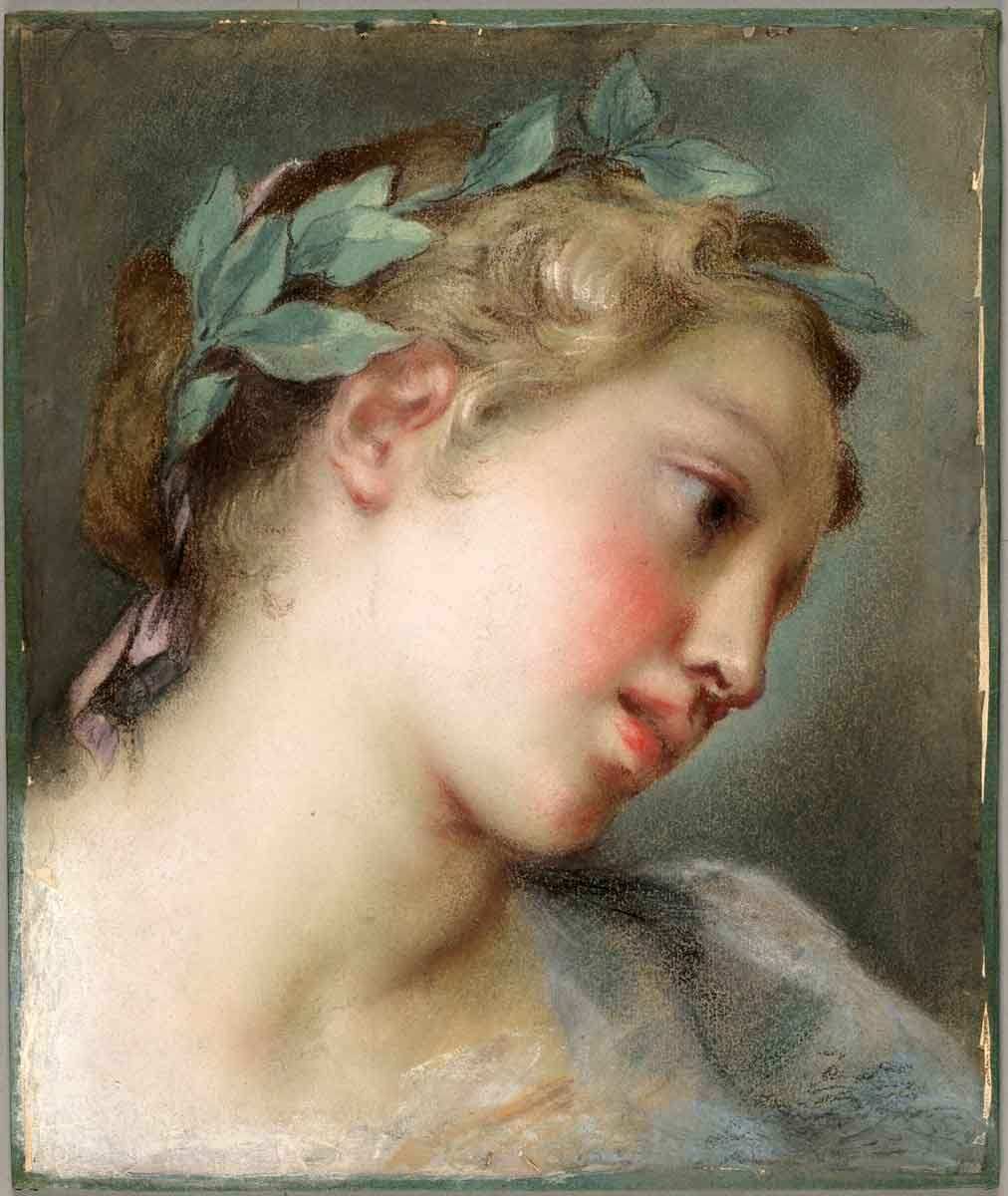 rosalba carriera muse pastel rococo portrait