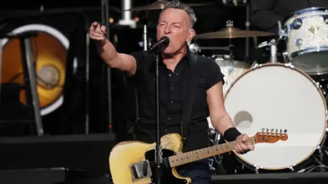 PA Media Bruce Springsteen performing in Hyde Park in London