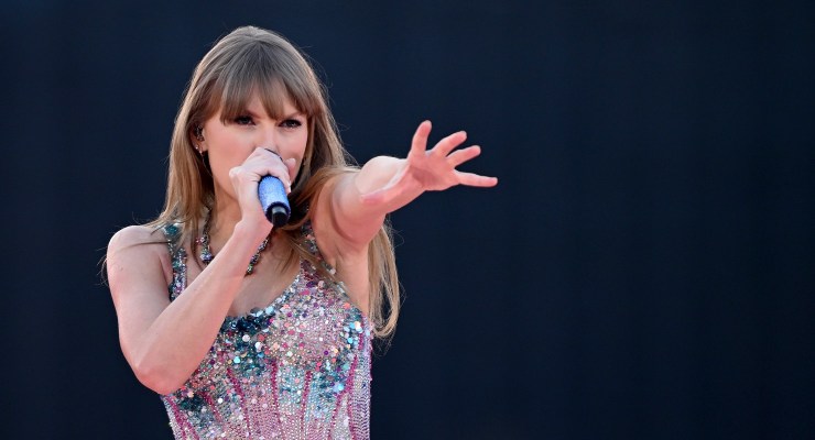Taylor Swift performs at the MCG, Friday, February 16 (Image: AAP/Joel Carrett)