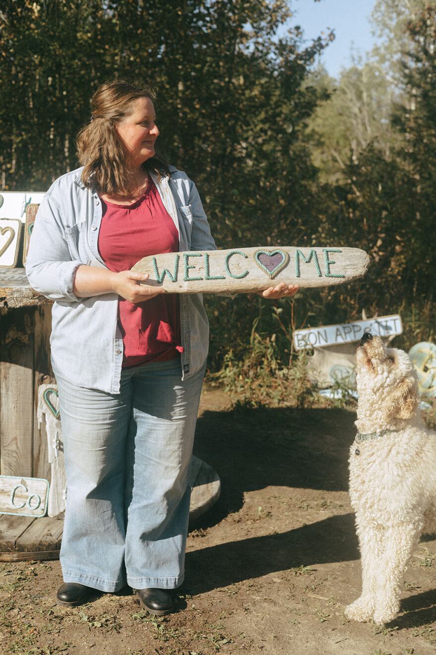 Alaska Rug Company owner Jen Luton