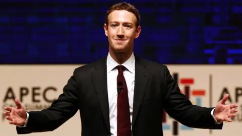 Reuters Mark Zuckerberg gestures while addressing the audience during a meeting of the APEC (Asia-Pacific Economic Cooperation) CEO Summit in Lima, Peru, November 19, 2016.