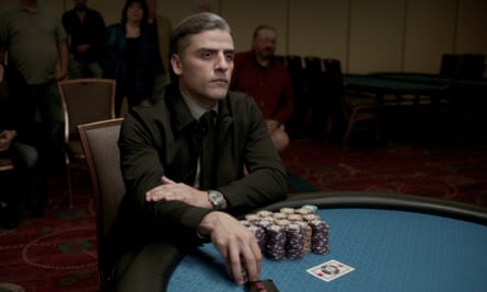 Poker face … Oscar Isaac in The Card Counter.