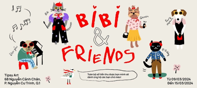 BiBi & Friends. Photo courtesy of Tipsy Art