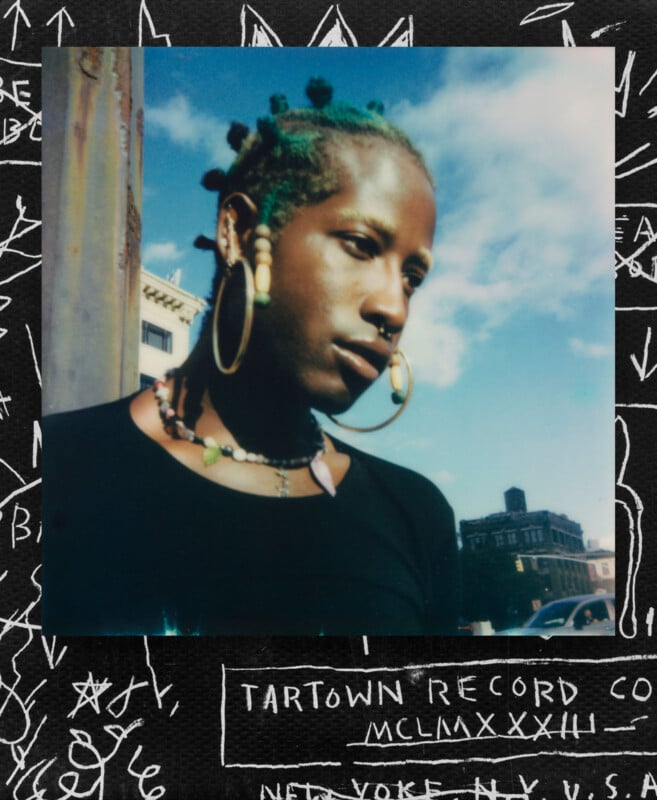 Polaroid Now Camera Basquiat Edition instant film print
