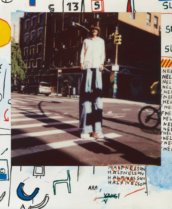 Polaroid Now Camera Basquiat Edition instant film print
