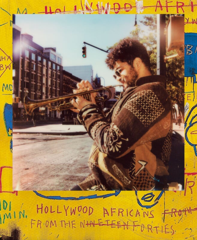 Polaroid Now Camera Basquiat Edition instant film print