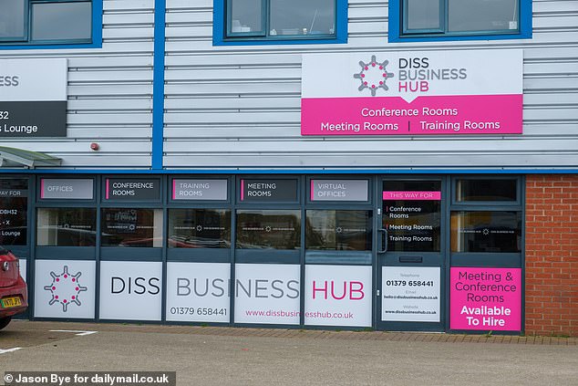 Pictured is an office where the ticket company was raided by investigators