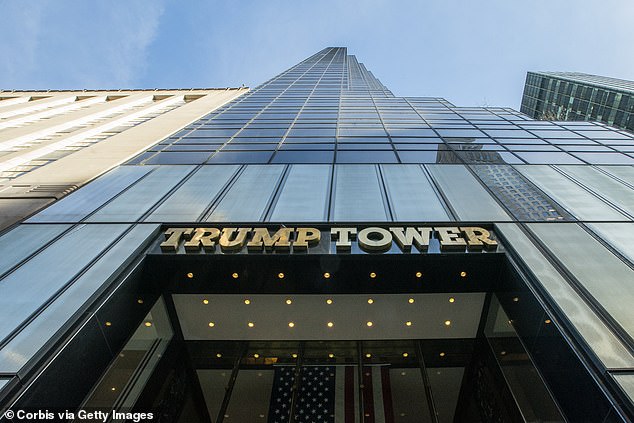 'Keep your filthy hands off Trump Tower,' Trump said in the fundraising pitch