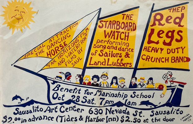 Novato resident Maggie Catfish's rock posters are featured in the...