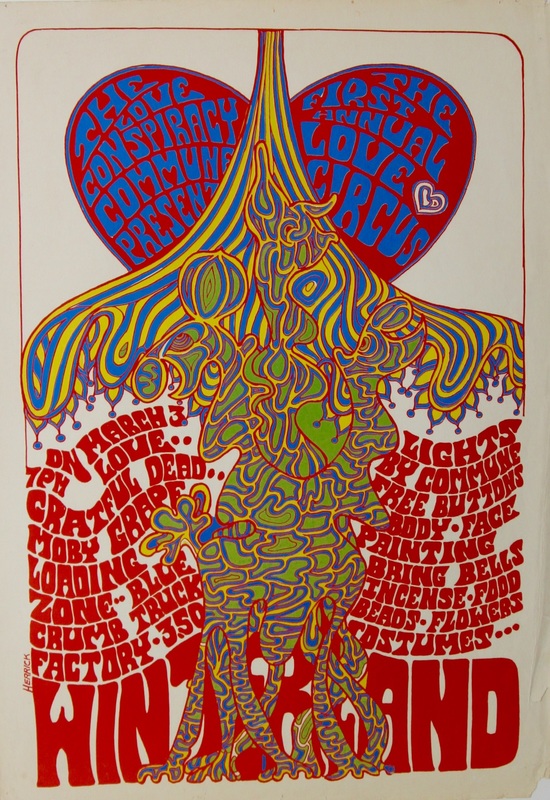 One of Mill Valley artist Donna Wallace-Cohen's rock posters. (Courtesy...