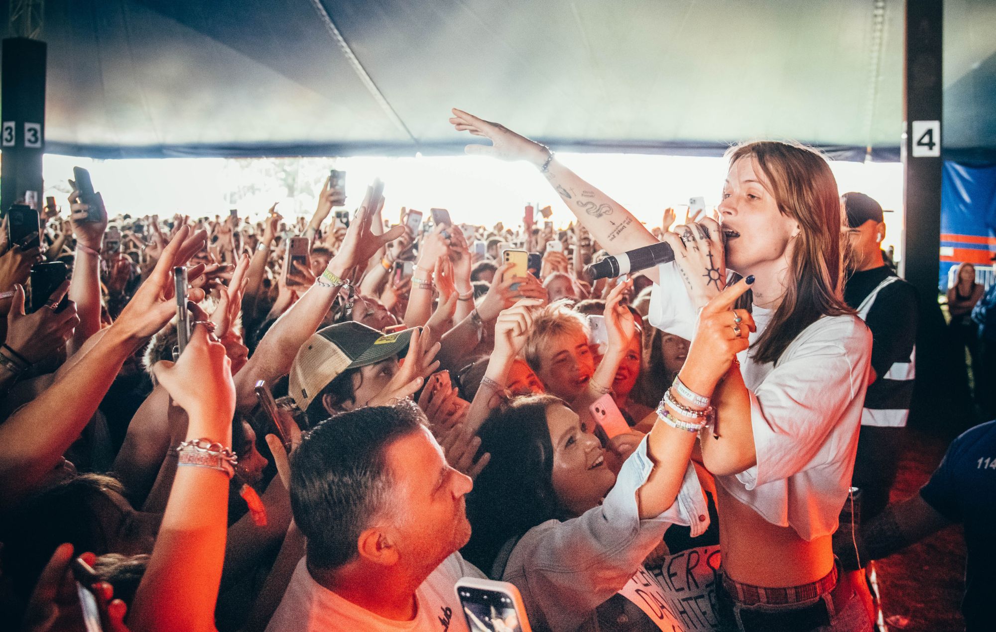 Ethel Cain performs on day 3 of Reading Festival 2023 at Richfield Avenue on August 27, 2023 in Reading, England.
