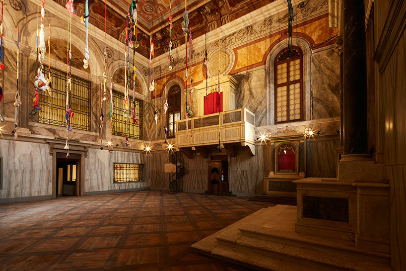 the vatican pavilion takes shape within a functional women's prison at the venice art biennale