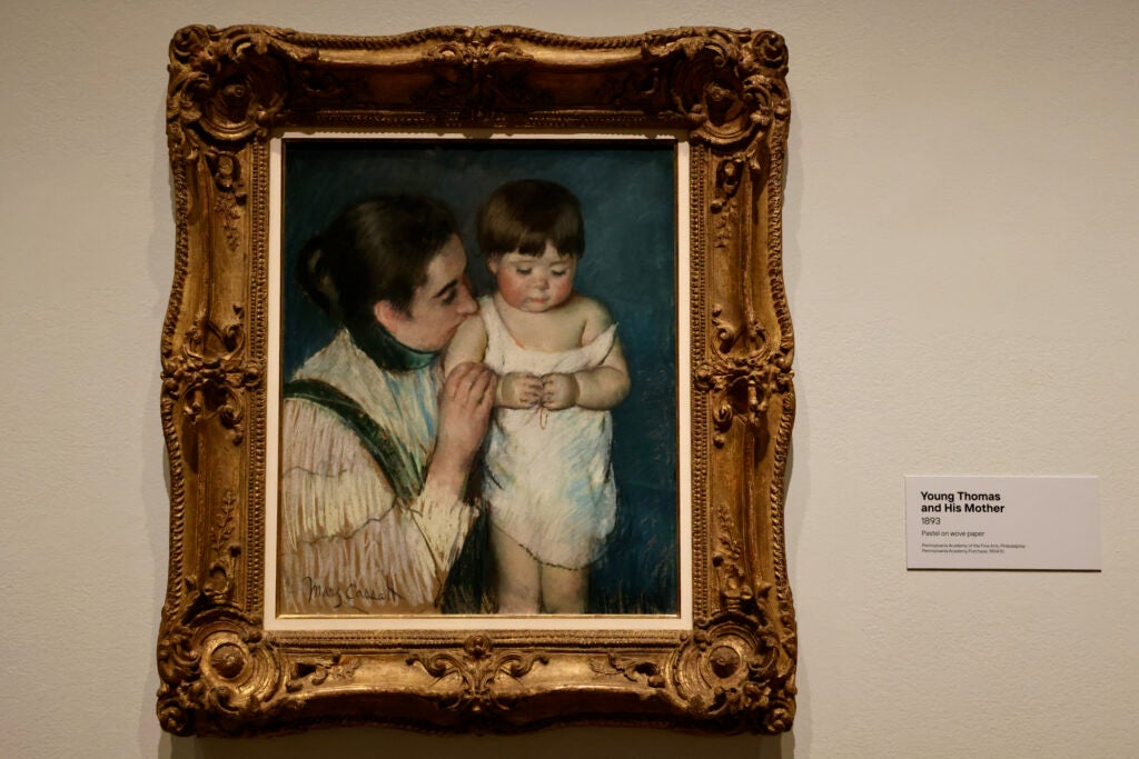 artwork hanging in the museum