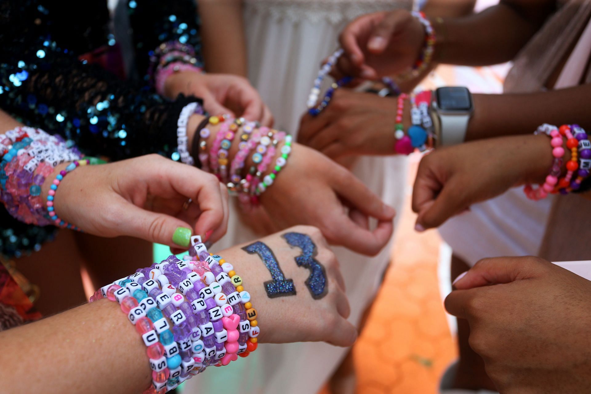 Taylor Swift Fans Gather Outside Concert Venue In Sydney (Photo by Lisa Maree Williams/Getty Images)