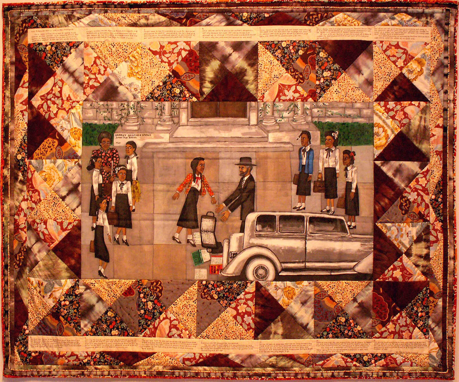 The Bitter Nest, Part 1: Love in the School Yard, Faith Ringgold on view at the Phoenix Art Museum in 2007 | Faith Ringgold | Tribute | STIRworld