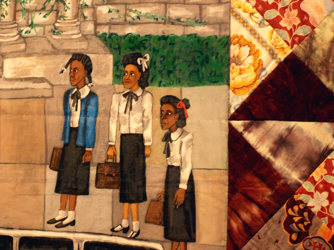 The Bitter Nest, Part 1: Love in the School Yard, 1988, on view at the Phoenix Art Museum in 2007 Faith Ringgold | Faith Ringgold | Tribute | STIRworld
