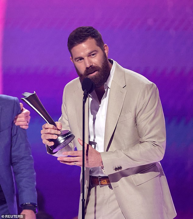 Jordan Davis claimed honors for Song Of The Year for Next Thing You Know at Thursday's Academy of Country Music Awards stemming from the Ford Center at The Star in Frisco, Texas.