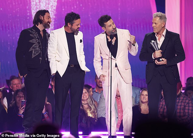 Old Dominion was named Group of the Year, besting fellow nominees Flatland Cavalry, Lady A, Little Big Town and Zac Brown Band