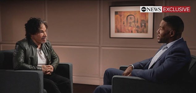 Oates told GMA's Michael Strahan that he thinks Hall has 'changed a lot' in recent years