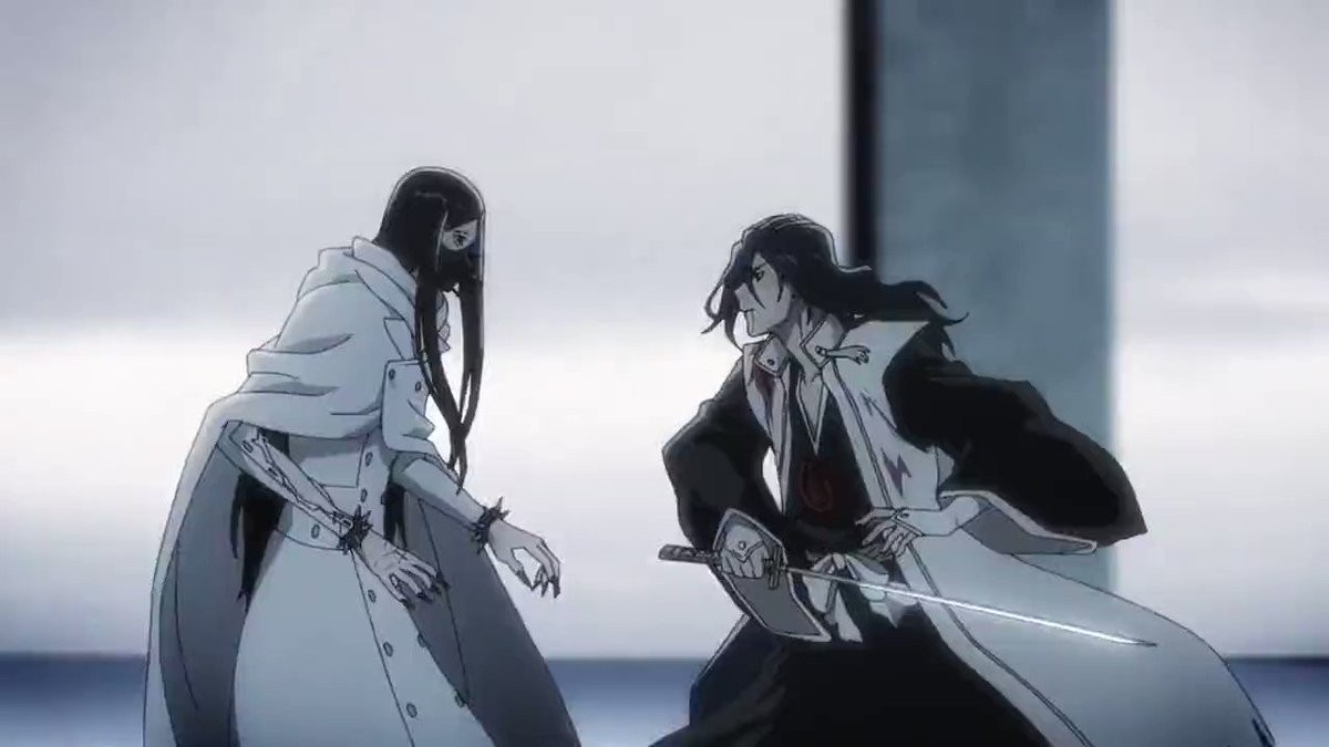 Byakuya vs. As Nodt in Bleach | Studio Pierrot