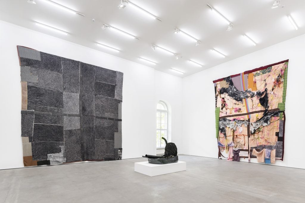 Installation view of the exhibition: Sterling Ruby