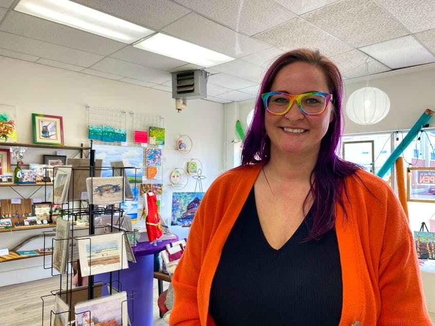 Kiele Poirier has spent the last few years working on Art Box Studio in Bayside. In April, she also opened Art Buds in Summerside, an art gallery and workshop. – Kristin Gardiner/SaltWire