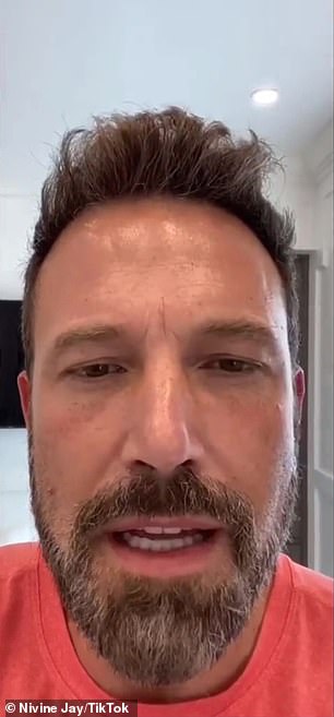 The actor is then seen speaking in an Instagram video to confirm his identity
