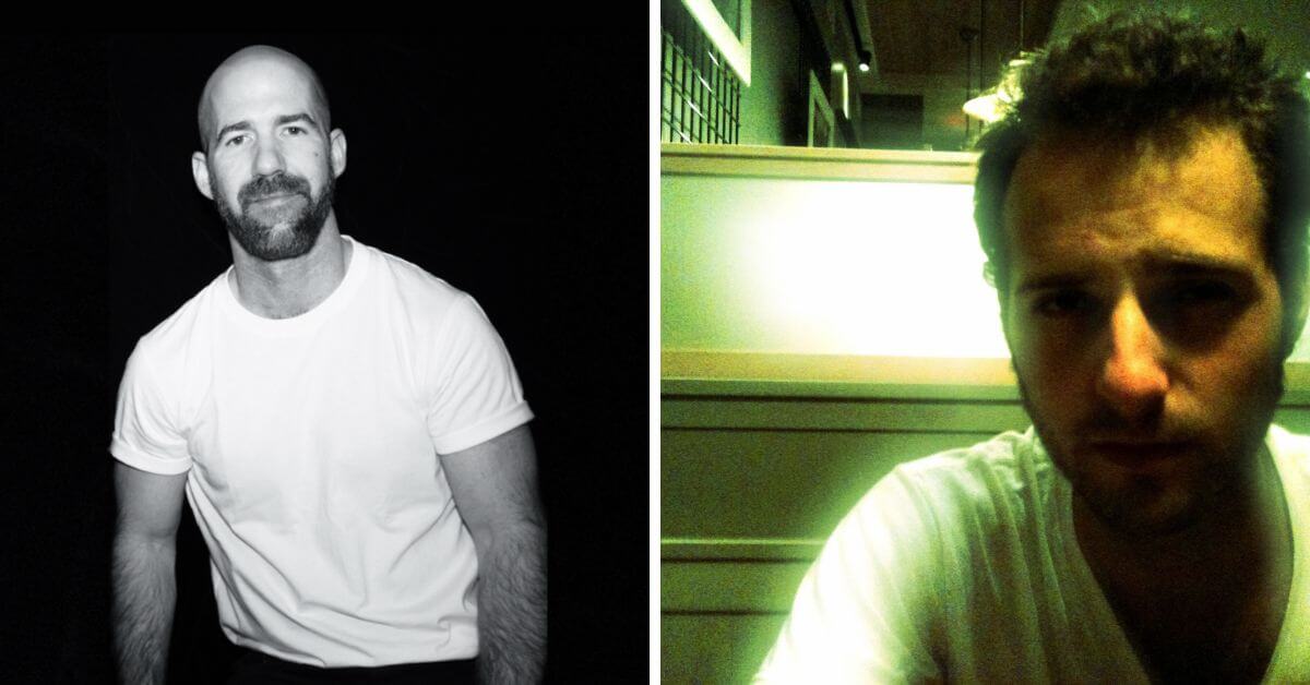 L: Artist Nigel Nolan; R: Poet Cody Laplante (Photos courtesy of the artists)