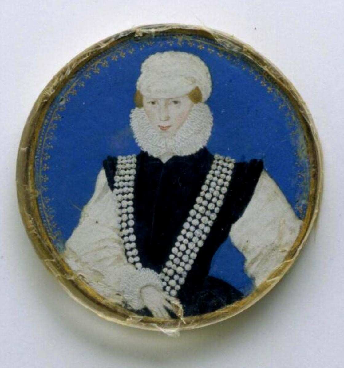 Levina Teerlinc Miniature Portrait of Mary Dudley Lady Sidney 1575