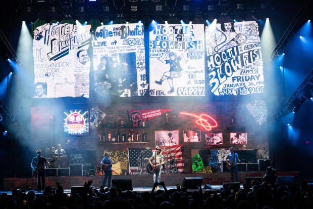 Hootie & the Blowfish brings the sights and the sounds to live performances. (Photo courtesy of Todd & Chris Owyoung)