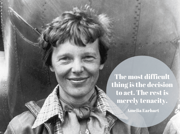 Amelia Earhart Inspirational Quote