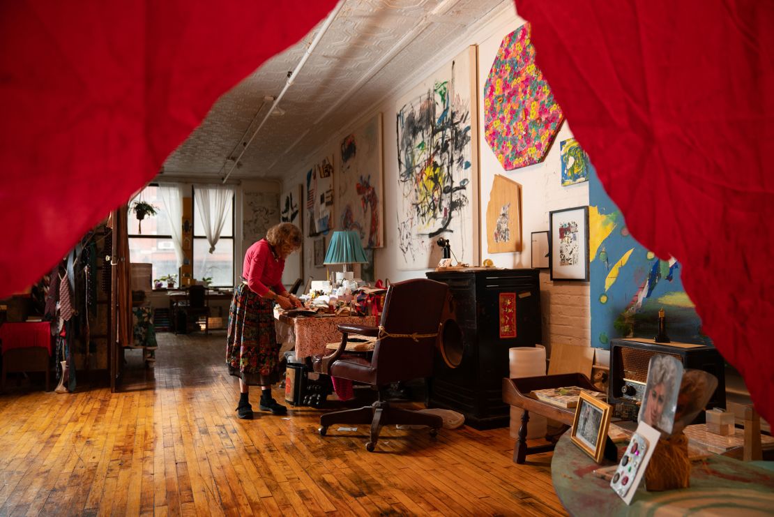 Artist Claire Ferguson moved into her loft in the Tribeca neighborhood in 1981.
