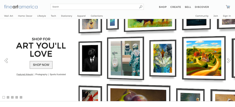 Fine Art America Online Art Sales