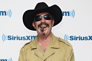 NEW YORK, NY - AUGUST 13:  (EXCLUSIVE COVERAGE) Kinky Friedman visits the SiriusXM Studios on August 13, 2015 in New York City.  (Photo by Cindy Ord/Getty Images)