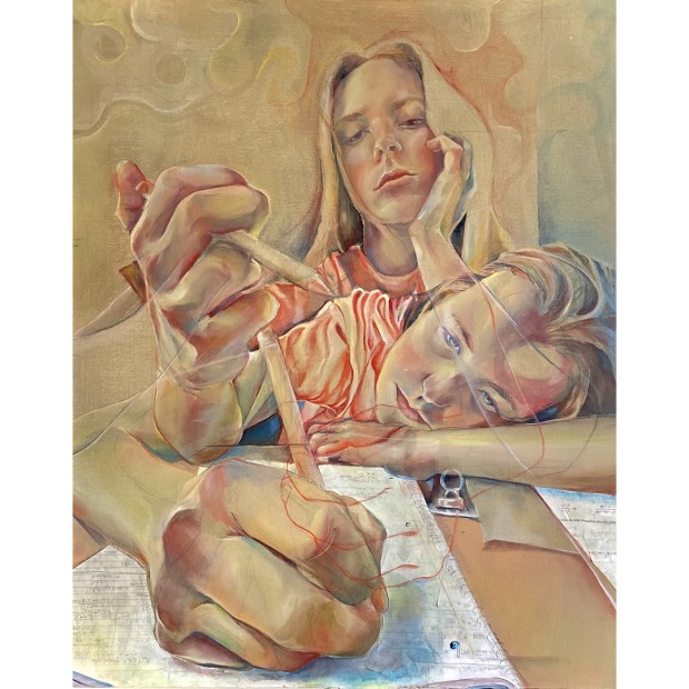 A painting by Emerging Artist Phoebe Hatch who is 19 years-old and studies at the Rhode Island School of Design. (Provided by Cherry Creek Arts Festival)