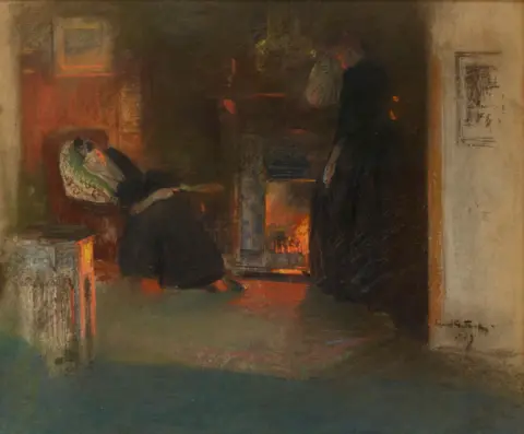 Lyon & Turnbull Firelight Reflections by James Guthrie