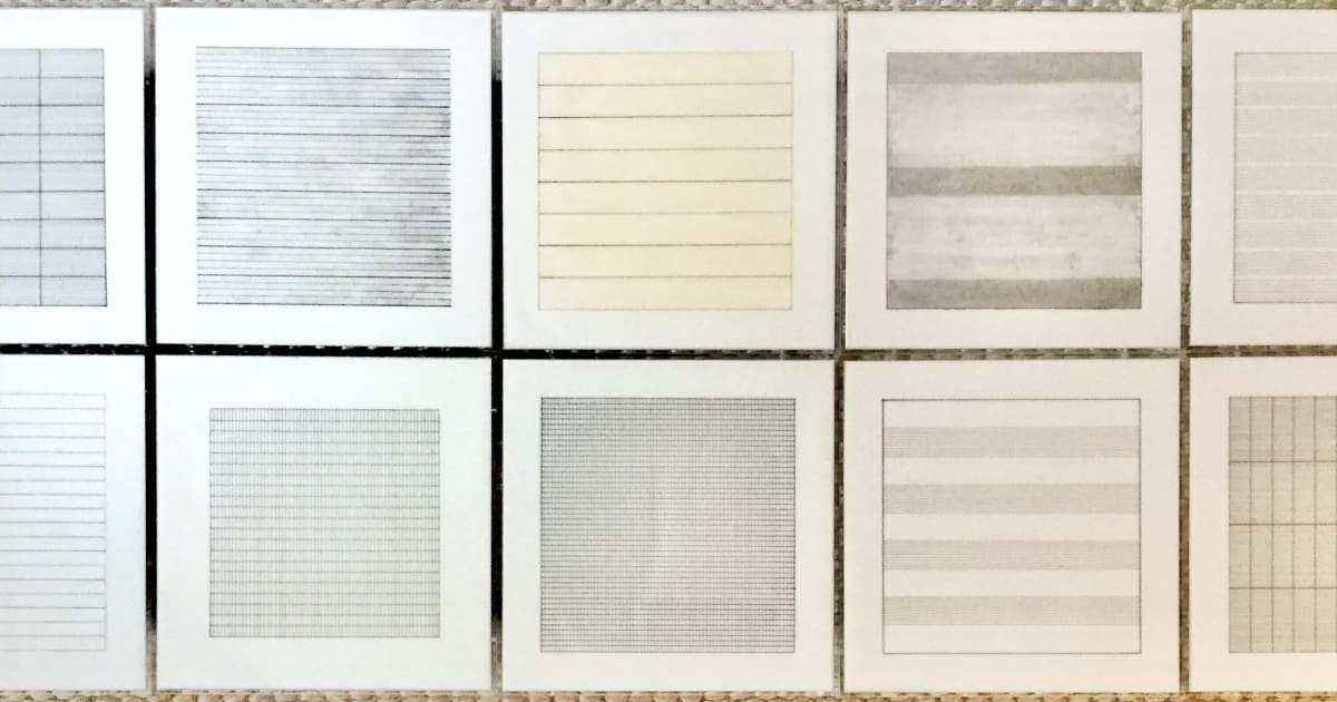 Agnes Martin - Works | Jenna Burlingham Gallery