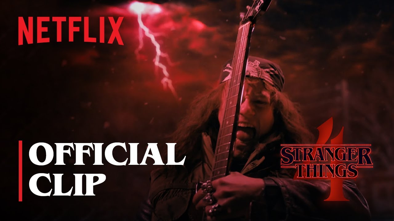 Stranger Things 4 | Eddie Munson's Upside Down Guitar Scene | Netflix - YouTube