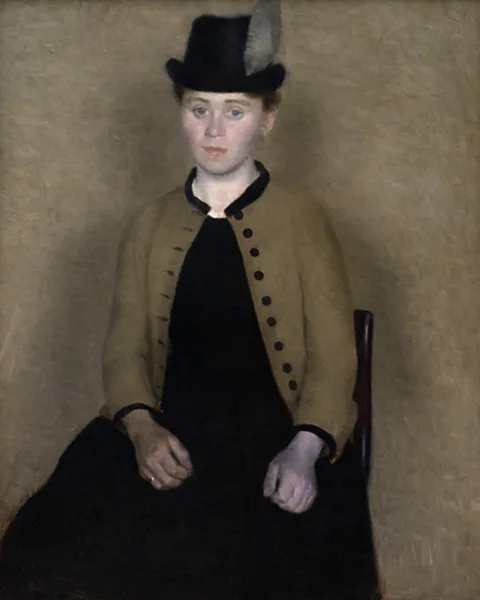 SMK Open Vilhelm's engagement portrait of Ida, which was exhibited in Paris and admired by Renoir, among others (Credit: SMK Open)