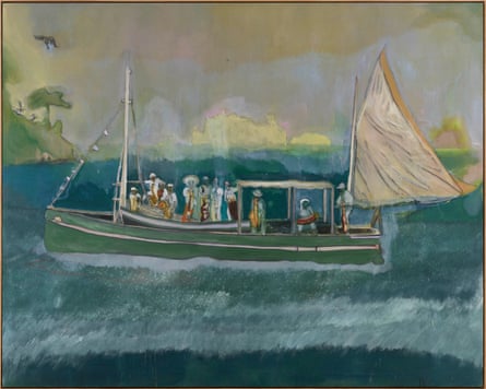 Soca Boat by Peter Doig.