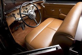 The 1935 Duesenberg Model SJ Convertible Coupe by Walker-LaGrande in the Academy of Art University collection